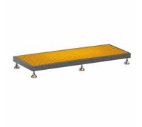 Marchepied Machine, 3000 kilograms Capacité | Acier 3.0 mm, surface antidérapante, pieds réglables, tailles variées(Style M 160x63x13cm)
