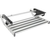 Marchepied manuel pour camping-car, grande capacité de charge, design pliable, argenté