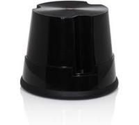 HJH Office Marchepied TIO-S 830003 en plastique avec roulettes Noir 30 cm Charge max. 150 kg