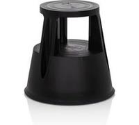 Marchepied / Marchepied à rouleaux TIO-M I plastique noir hjh OFFICE Noir G