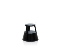 HJH Office Tabouret marchepied TIO-M II métal 42 cm 150 kg certifié TÜV Noir