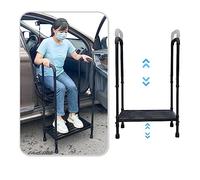 Marchepied médical avec poignée pour SUV, voiture, personnes âgées, pour camping-car, mobile home avec main courante pour adultes, personnes âgées, marchepied de sécurité réglable de 181,4 kg