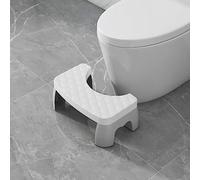 Marchepied physiologique de 17 cm de hauteur, tabouret à déjections canines antidérapant pour salle de bain adultes, tabouret de toilette pour personnes âgées et enfants