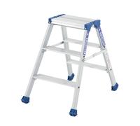 Marchepied Platinium double 2x4 marches 2,88m Aluminium TUBESCA-COMABI