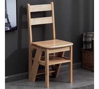 Marchepied pliable - Chaise convertible à 4 marches multifonction à double usage pour cuisine et bibliothèque, capacité de 200 kg