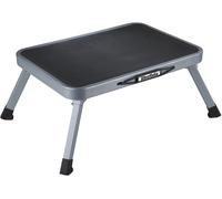 Marchepied pliable en acier gris 150 kg 46x17,5x32 cm