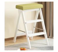 Marchepied pliable en bois pour adultes, escabeau pliable à 3 marches en bambou, tabouret d'armoire de cuisine