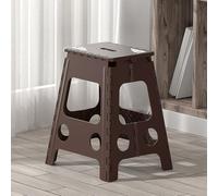 Marchepied Pliable en Plastique CLLXDZ, Blanc, Moderne, 45 cm de Large, Antidérapant, Pliable, avec Poignée, pour Adulte, Jardin, Étagère, Peut Supporter jusqu'à 150 kg