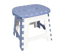 Marchepied pliable et portable, design compact et peu encombrant, aspect robuste antidérapant, poignée de transport ergonomique, utilisation à la maison et à l'extérieur, 20 x 25 x 27 cm