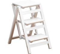 Marchepied pliable et portable en bois, design léger antidérapant pour l'escalade sûre dans la cuisine, la bibliothèque et l'utilisation à la maison