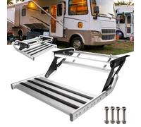 Marchepied pliable manuel/électrique automatique pour camping-car, capacité de charge de 200 kg, aluminium anodisé, accès facile pour les campeurs