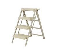 Marchepied pliable portable double couche en alliage d'aluminium léger et durable pour la maison, le restaurant, la bibliothèque - Rangement facile et support sûr