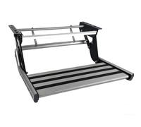 Marchepied pliable pour camping-car, escalier d'entrée antidérapant en alliage d'aluminium, verrouillage rapide manuel, capacité de 200 kg pour camping-car et remorque de voyage