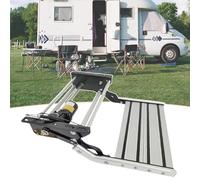 Marchepied pliable pour camping-car, escalier électrique rétractable, capacité de charge de 200 kg, marches en alliage d'aluminium, éclairage intégré, entrée et sortie sécurisées SingleLayer-12V