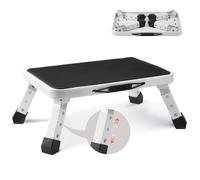 Marchepied Pliable -VEVOR-Capacité 150 kg-450 x 310 x 166 mm-pour Tout-petits, Adultes, Bureau, Camping-cars, Salles de Bains