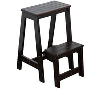 Marchepied Pliant À 2 Marches pour Articles Ménagers, Échelle en Bois, Tabouret D'escalier D'intérieur pour La Maison, Chaise De Cuisine en Bois,B
