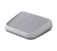 Marchepied pour bac à litière avec Fonction de Filtre, Rampe de bac à litière Double Couche Facile Nettoyer, adaptée aux Chats Petite Taille et âgés (Gris) Rampe pour Chat pour