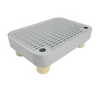 Marchepied pour litière pour chat senior - Escalier anti-traçage avec bac filtrant, plateforme de marche pour bac à litière 30 x 20,7 x 9 cm | Rampe intérieure et extérieure pour animaux de compagnie,