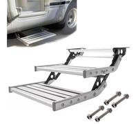 Marchepied pour Mobil-Home, pour Camping-Car, Caravane, Caravane, Camping-Car, Caravane, 150 kg/330 LB(Manual Without Light Double)