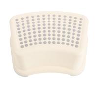 Marchepied pour Tout-petit Antidérapant Beige, 35x25x13 Cm | Bords Arrondis, Poignée Intégrée, Surface Texturée, pour Toilettes et Lavabo, Chambre la Cuisine