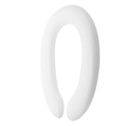 Marchepied Toilette, Siège D'apprentissage, Coussin PU Blanc | Usage Maison ou Voyage, Surface Douce et Simple à Nettoyer, Structure Sûre et Robuste pour Tout-petits