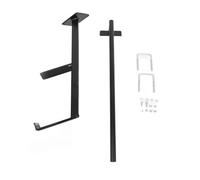 Marchepied universel pour remorque de bateau, double échelle d'embarquement, installation facile, accessoires de marche à languette en acier inoxydable pour bateaux et remorques,