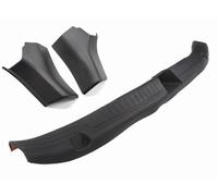 marchepied voiture Autocollant de pédale de bienvenue pour barre de seuil de coffre Tesla, compatible avec le modèle Y, tapis de protection latéral en ABS et TPE(Trunk Sill 2 Sets)
