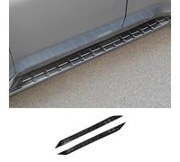 marchepied voiture Autocollant en acier inoxydable pour marchepied de porte, compatible avec Chery, compatible avec Jetour et Traveller T2(Black titanium)