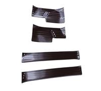 marchepied voiture Barre de seuil de porte en acier inoxydable pour Nissan Fit For Kicks 2025 2026(Steel carbonfiber)