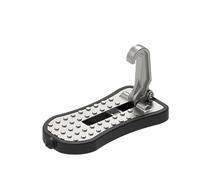 marchepied voiture Barre de toit pliable pour voiture, marchepied universel, crochet de verrouillage, pédale auxiliaire, échelle de bagages pour toit automatique(Standard In Silver)