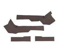 marchepied voiture Convient pour DENZA N9 2025 seuil de porte avant arrière, pédale de bienvenue, bande de seuil, protection en cuir épais(Coffee 4pcs)