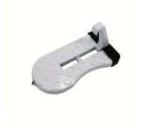 marchepied voiture Crochet de marchepied pliable pour porte de voiture, support de toit, multifonction, universel, loquet, pédale, alliage d'aluminium, sécurité(Silver)