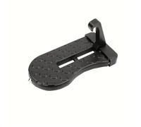 marchepied voiture Crochet de marchepied pliable pour porte de voiture, support de toit, multifonction, universel, loquet, pédale, alliage d'aluminium, sécurité(Black)