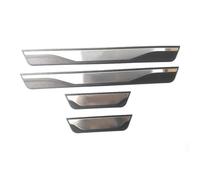 marchepied voiture Lot de 4 pédales de seuil de porte en acier inoxydable ABS pour Ford adaptées pour Bronco 2021-2023