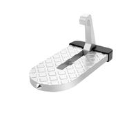 marchepied voiture Support pour les deux pieds, pliable, multifonctionnel, en alliage d'aluminium, marteau de sécurité pour voiture(Slivery 1pcs)
