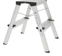 Marchepied - Wonday - Aluminium Pliant - Gris - Charge utile 150kg - Antidérapant