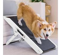 Marchepieds 2 en 1 pour lit et canapé - Rampe ajustable de 17,8 à 50,8 cm pour canapé - Escalier pour animaux de compagnie, escaliers pour chiens de petite taille