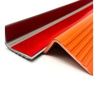 Marchepieds antidérapants autocollants pour les escaliers publics dans les centres commerciaux, les écoles et autres lieux similaires(Orange,6 * 2.5cm)