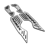 Marchepieds De Moto, Plaque De Pied, Repose-Pieds, Pédale, Repose-Pieds, Plaque pour Y&AMAHA NMAX125 NMAX 155 N Max 125 2020-2023(Silver)