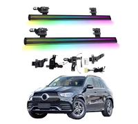 Marchepieds électriques compatibles avec Mercedes-Benz GLE350 Sport Fuel Version 2019-2025 avec camions légers, SUV, tout-terrain et pick-up - Marchepieds rétractables et barres Nerf