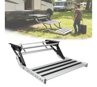 Marchepieds électriques escamotables pliables, marchepieds 2 marches pour camping-car, escaliers électriques rétractables pour camping-car, marchepieds de remorque en tôle d'acier épaisse, conceptio