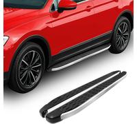 Marchepieds en aluminium pour Renault Koleos 2008 - 2015 Noir Argent