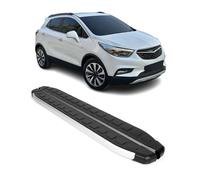 Marchepieds latéraux Bas de Caisse Compatibles avec Opel Mokka 2012-2019 Aluminium
