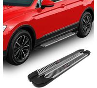 Marchepieds latéraux Bas de caisse pour Renault Koleos 2008 - 2015 Alu Noir