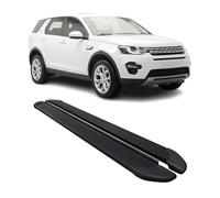 Marchepieds Latéraux Compatible avec Land Rover Discovery Sport L550 2014-2020 Noir Alu 2X