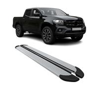 Marchepieds Latéraux Compatible avec Mercedes Classe X 2017-2024 Aluminium Argent 2Pcs