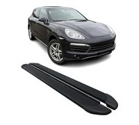 Marchepieds Latéraux Compatible avec Porsche Cayenne 2010-2017 Noir Aluminium 2Pcs