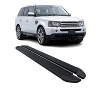 Marchepieds Latéraux Compatible avec Range Rover Sport L320 2005-2013 Noir Aluminium 2Pcs