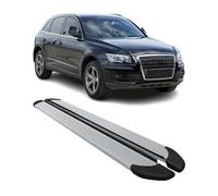 Bas de caisse Marchepieds pour Audi Q5 8RB 2008-2017 Alu Argent