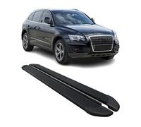 Marchepieds latéraux pédale Compatible avec Audi Q5 I 2008-2017 Noir 2Pcs Aluminium